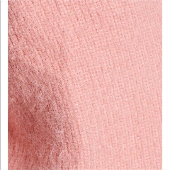 4SI3NNAI Women's Kelsey Soft Fuzzy Buttons Cardigan In Pink Geranium Size M