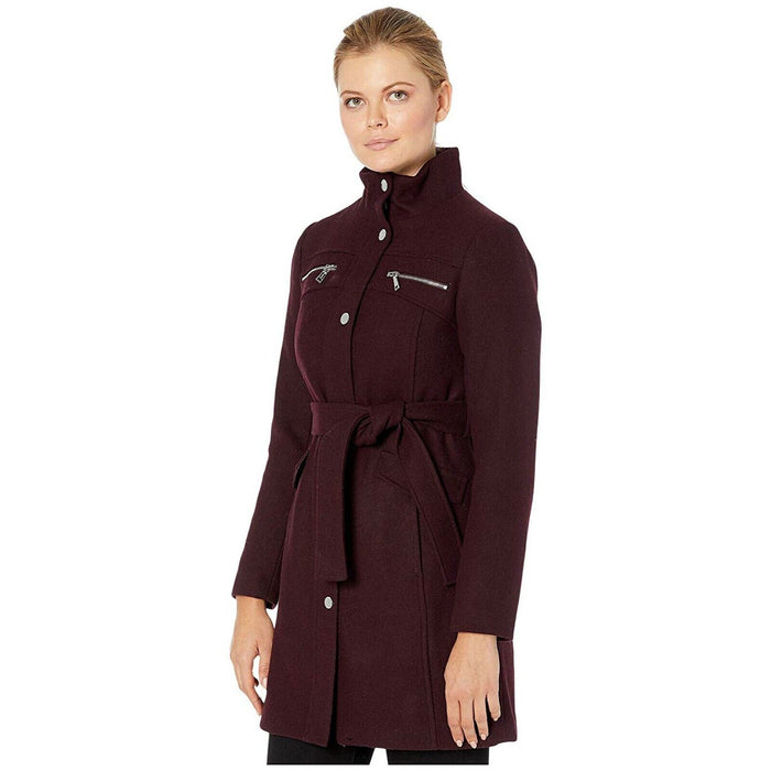 Vince Camuto women's Belted Wool Coat V29769 Port Royale size L