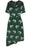 Maje Women's Rowers Asymmetrical Lace Silk Blend Dress In Green Size 1 $515