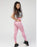 Pro-fit High Waist Gym Leggings Fitness Sport Training Yoga Pants Size S pink