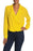 Free Press Notch Collar Surplice Long Sleeve blouse size XS $38  in yellow