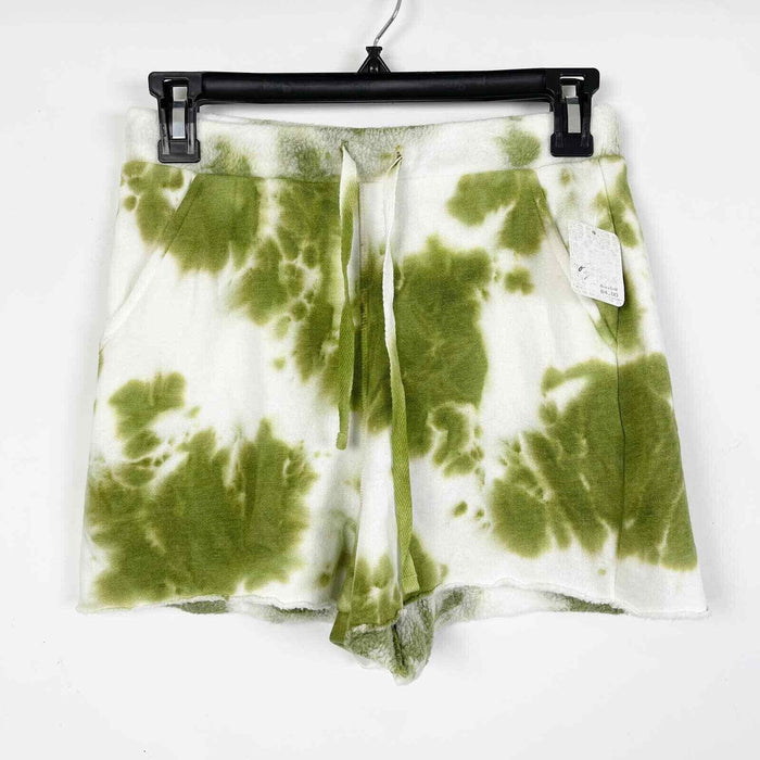 Free People Movement Kelly Jersey Knit Tie-Dyel Shorts XS Green