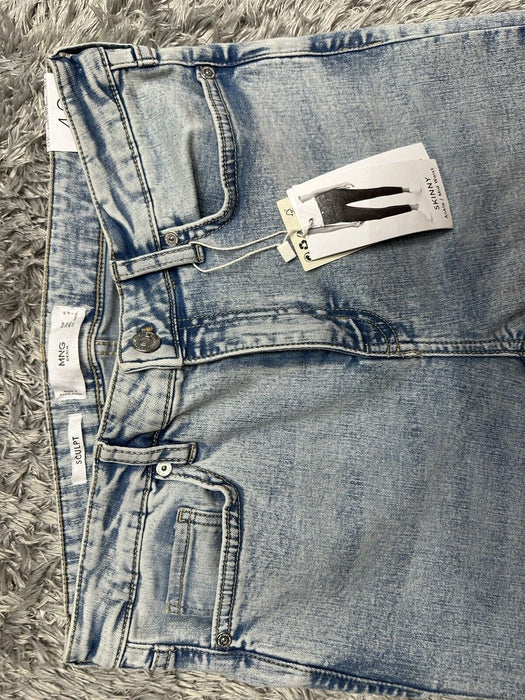 Mango Sculpt Skinny Jeans in blue size 8US
