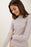 Seed Heritage Teen Rib Tee-shirt à manches longues rose/blanc/noir/sable rayé taille 12