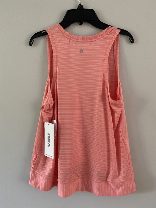 RBX Stripe Coral Super Soft Tulip Tank Top Size M $39