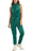 Juicy Couture Sleeveless Velour Jumpsuit Jade Green Size L