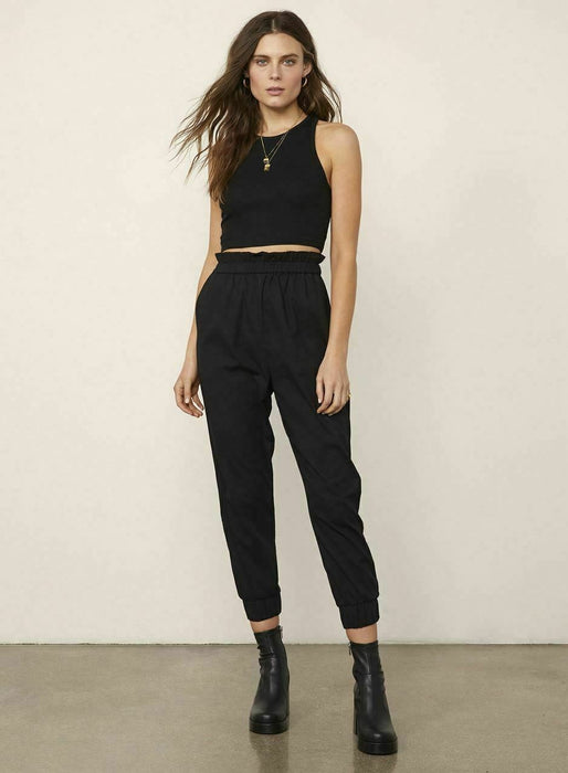 BB Dakota Urban Exploration Light High Rise Cotton Jogger Pant JK303782 Black 2