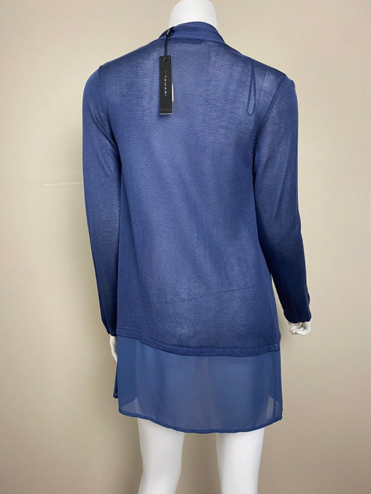 T. Tahari Womens Solid Knit Open Front Cardigan XS in red $88