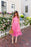 Eliza J Ruffle Lace Midi Sleeveless Dress In Pink Size 0