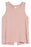 Nordstrom’s Halogen Crewneck High-Low Tank in Pink Adobe M