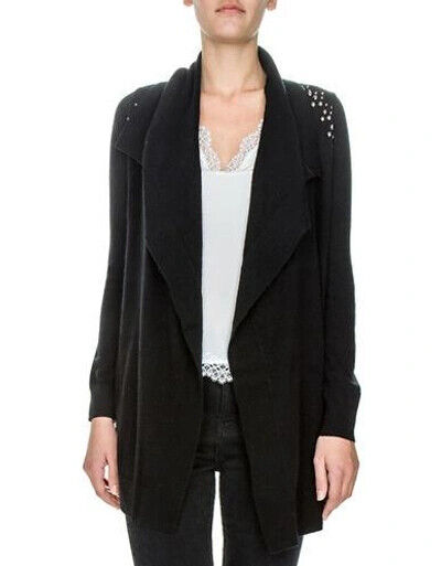 The Kooples Women's Wool And Cashmere Cardigan In Black Size 1 $345