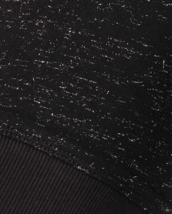 Splendid Girl Sparkle Ruffle Top Black Size 12