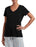 Hue T-shirt de sommeil à manches courtes et col en V pour femmes, noir, taille XL, NWT
