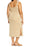 WAYF Gillian Ribbed Tank Dress In Khaki Plus Size 2X