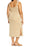 WAYF Gillian Ribbed Tank Dress In Khaki Plus Size 2X