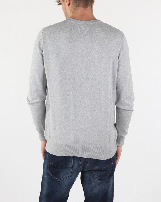 NWT Diesel LOGO Slim Fit Lightweight V-Neck Cotton-Blend Pullover Sweater size M