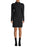 Sandro Women's Wool Long Puff Sleeve Sweater Dress In Black Size 40 (8 US) $400