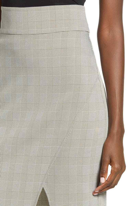 WAYF Gray Green Faux Wrap Pencil Skirt Size M
