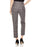Sandro Women's Binic Button Detail Pants In Brown Plaid Size 38 $349 top quality