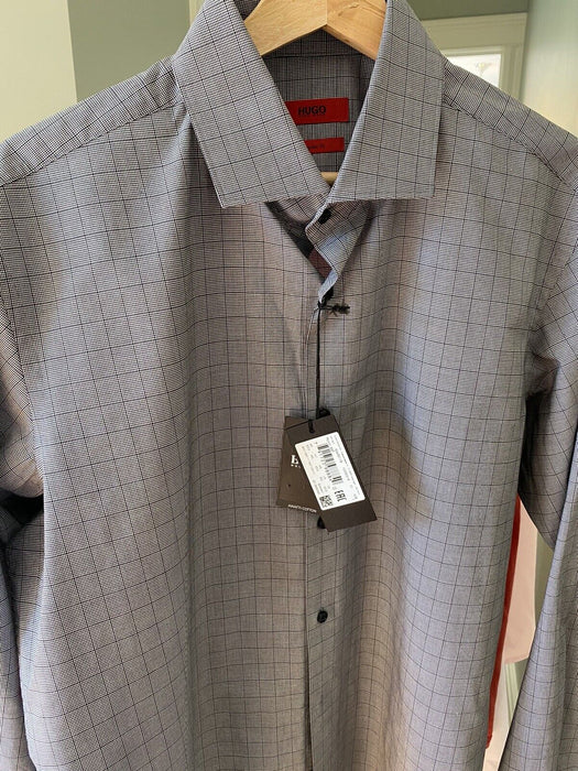 HUGO BOSS Mens AG - Gordon Button Up Shirt (size 42) 16.5 XXL