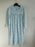 Jasmine Rose Long Floral Night Gown size XL aqua
