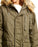 The Kooples Parka & Check Plaid Inner Cotton Khaki Faux Fur Collar Size 2 $725