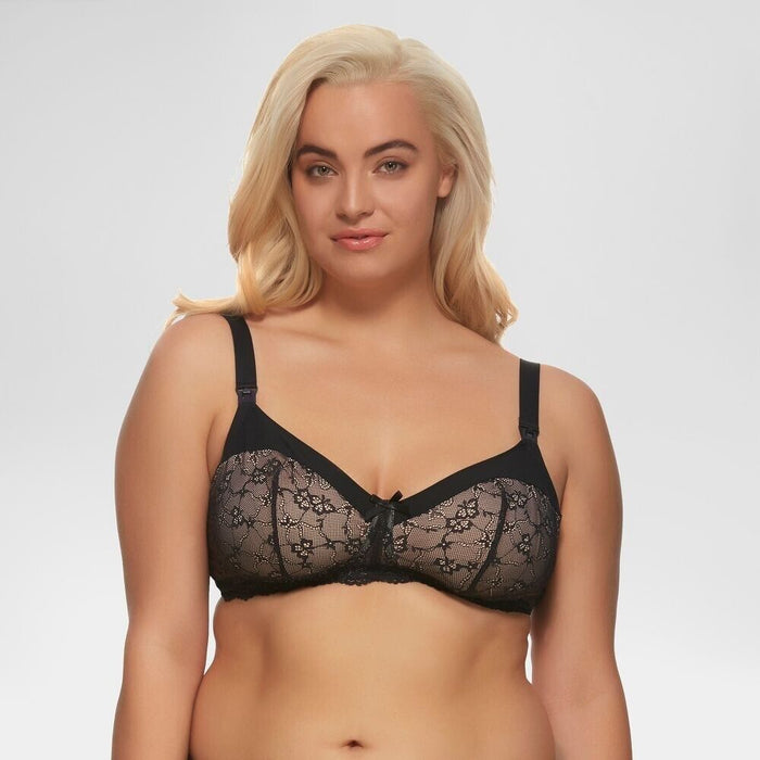 PARAMOUR FLINA MILA NURSING BRA 905013 Black sz 36DDD