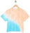 Abound Tie Dye Oversize Tee Top Short Sleeve In Orange Blue Tie Dye Size L