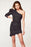 Bardot Effie Lace Polka Dot One Shoulder Dress Black Size 10 L Fits Larger $175