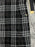 Donna Karan Women's Black Plaid Tweed Three Button Topper Jacket coat Size 14