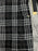 Donna Karan Femme Noir Plaid Tweed Trois Bouton Topper Veste manteau Taille 14