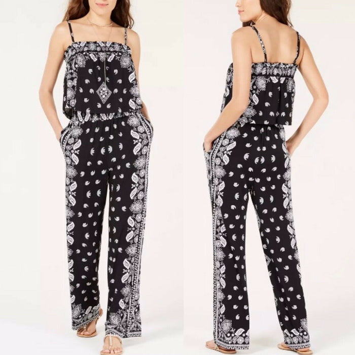 I.N.C International Concepts Paisley Printed Jumpsuit Women’s Plus Size 3X $139