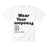 COMME DES GARCONS x The MET T-Shirt in White Wear your freedom size XS Japan