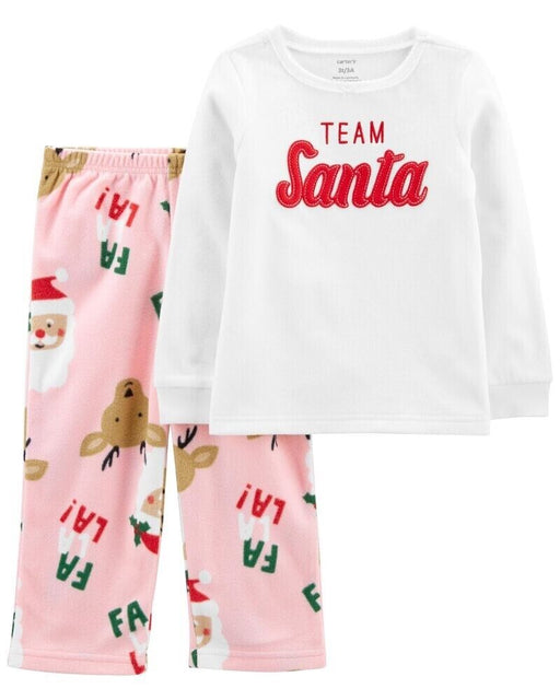 Carter's Toddler 2-Piece Team Santa Christmas Pyjama Set Size 12 Month