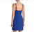 NSR Diana Mini robe sans manches Date Robe de cocktail en bleu royal taille L