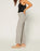 Current Air Women's Knit Ribbed Waisted Pants Heather Grey Size S
