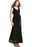 Kimi + Kai Tilda Maternity Lace Trim Mermaid Maxi Dress Size S in black