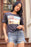 La La Land Women's Motel Graphic Print Gray Slouchy Short Sleeve T-Shirt Size M