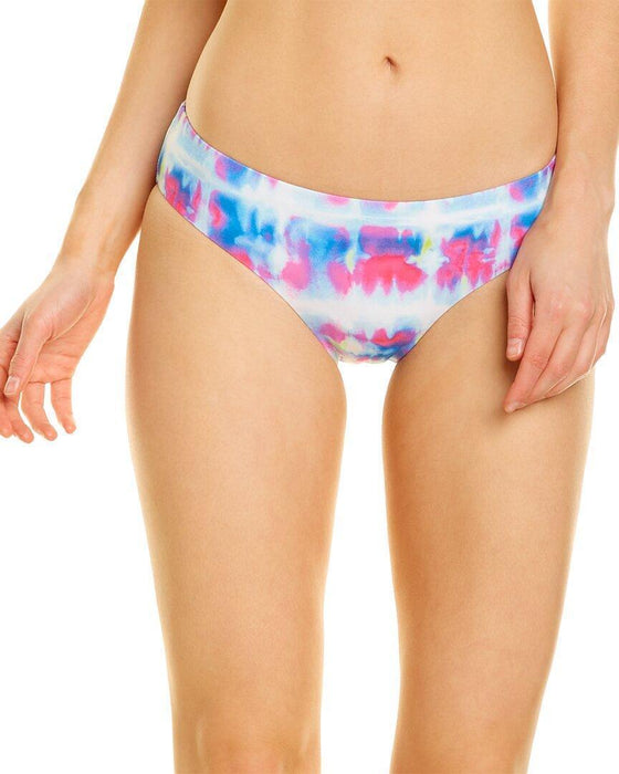 Splendid Women's Swimsuit Blue Sun Daze Crop Bikini Top And Bottom Size SM $132