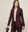 Reiss Women's Lissia One Button Wool Blazer Jacket In Berry Red Size 0 US $824