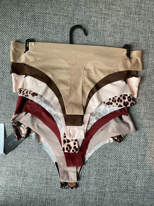 Sophie B Invisible Edge Thong Underwear Assorted 7 Pack Size XL $70