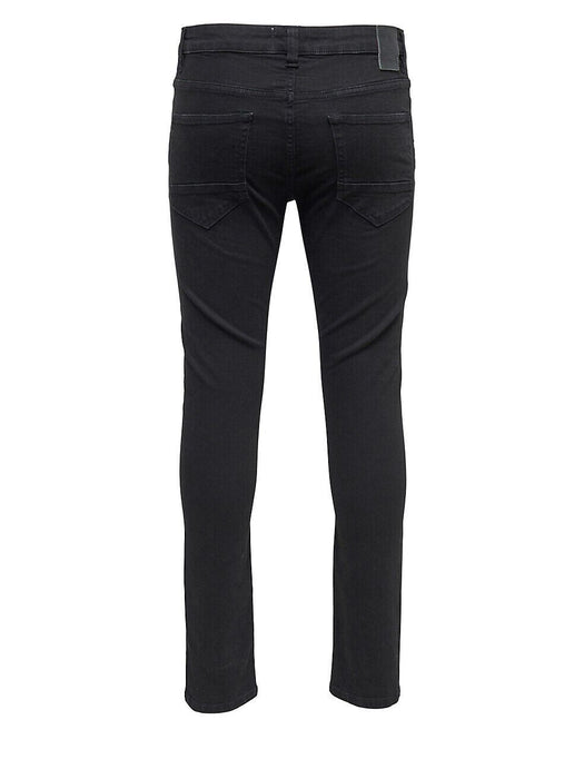 Only & Sons 5 Pocket onsLoom Slim Fit Jeans Black Denim Size 32x32