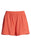 BP. Short en lin mélangé à ourlet à revers en corail brillant orange taille XS