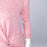 Poof NY women's Pastel Pink V-neck Twist Front  3/4 Sleeve Sweater size M $44