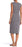 Susina Robe fourreau extensible en tricot pour femme, nouée sur le devant, en gris, nouvelle taille XL