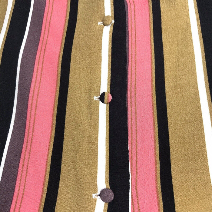 NWT Honey Punch Womens Button Striped Mini Skirt Size Small