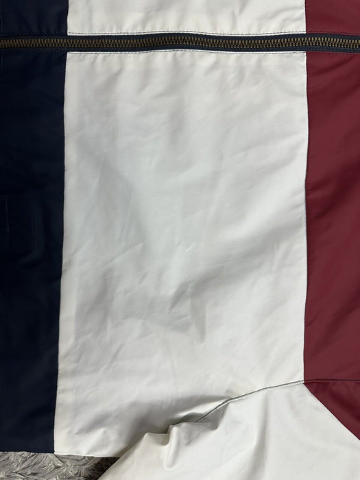 Men's Weatherproof Hooded Full Zip Rain Slicker  Jacket Raincoat Coat( scratch)