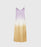 AllSaints Caro Dipdye Lilac Camel Midi Dress Women's Size 6 US $215