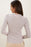 Seed Heritage Teen Rib Tee-shirt à manches longues rose/blanc/noir/sable rayé taille 12