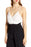 LEITH Surplice Paperboy Black white combo sleeveless Jumpsuit plus size 4X $69
